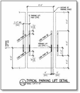 parking lift detail